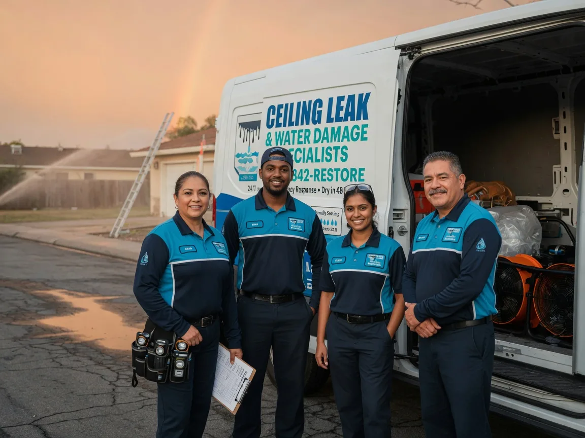 Ceiling Leak Cleanup company in Southington, OH