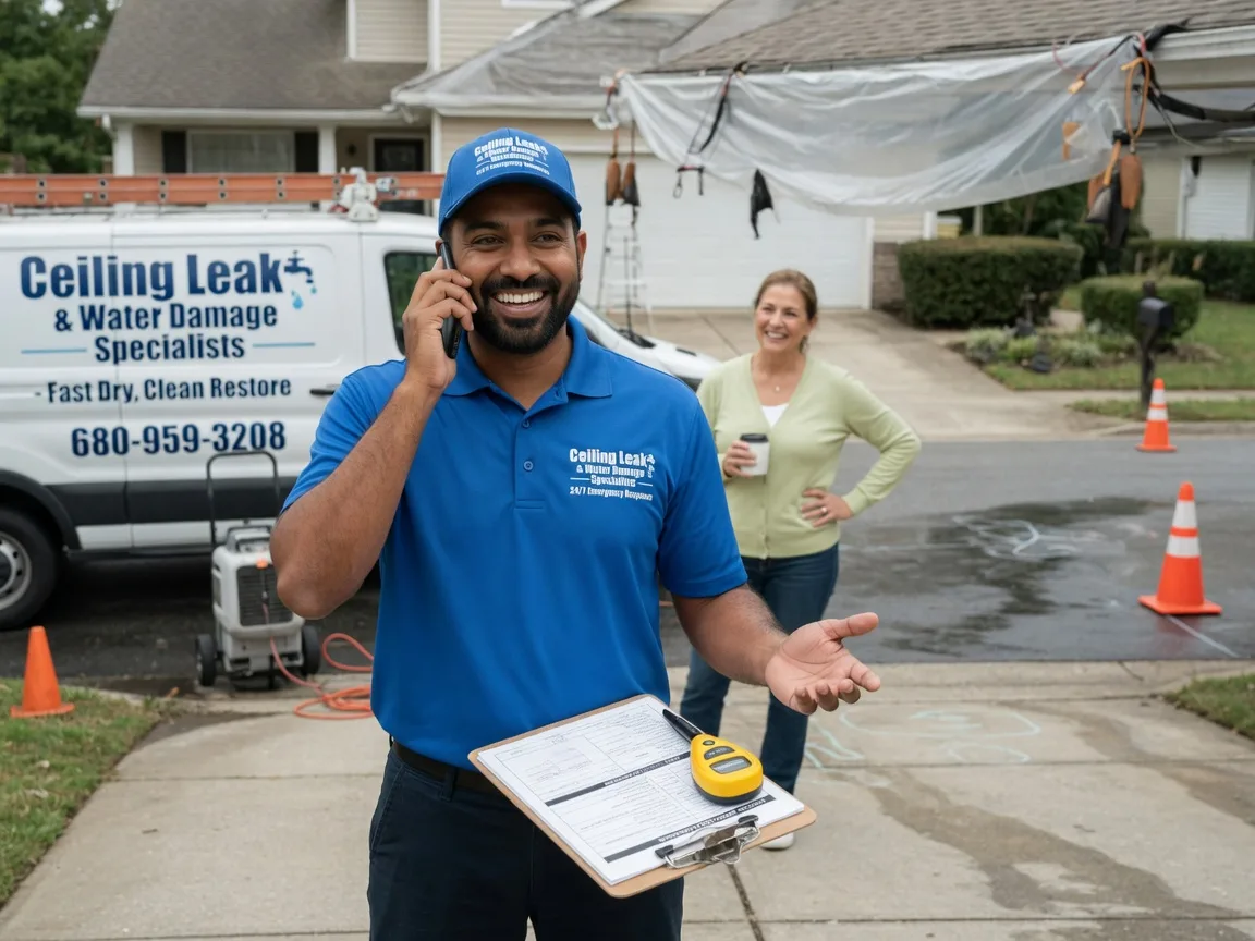 Ceiling Leak Cleanup Southington, OH FAQs